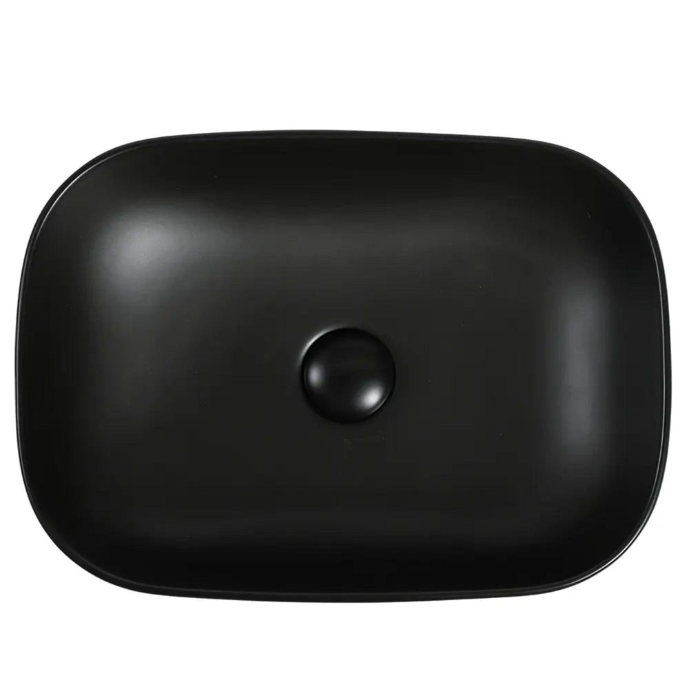 ZUMI BASAL ABOVE COUNTER BASIN MATTE BLACK 465MM
