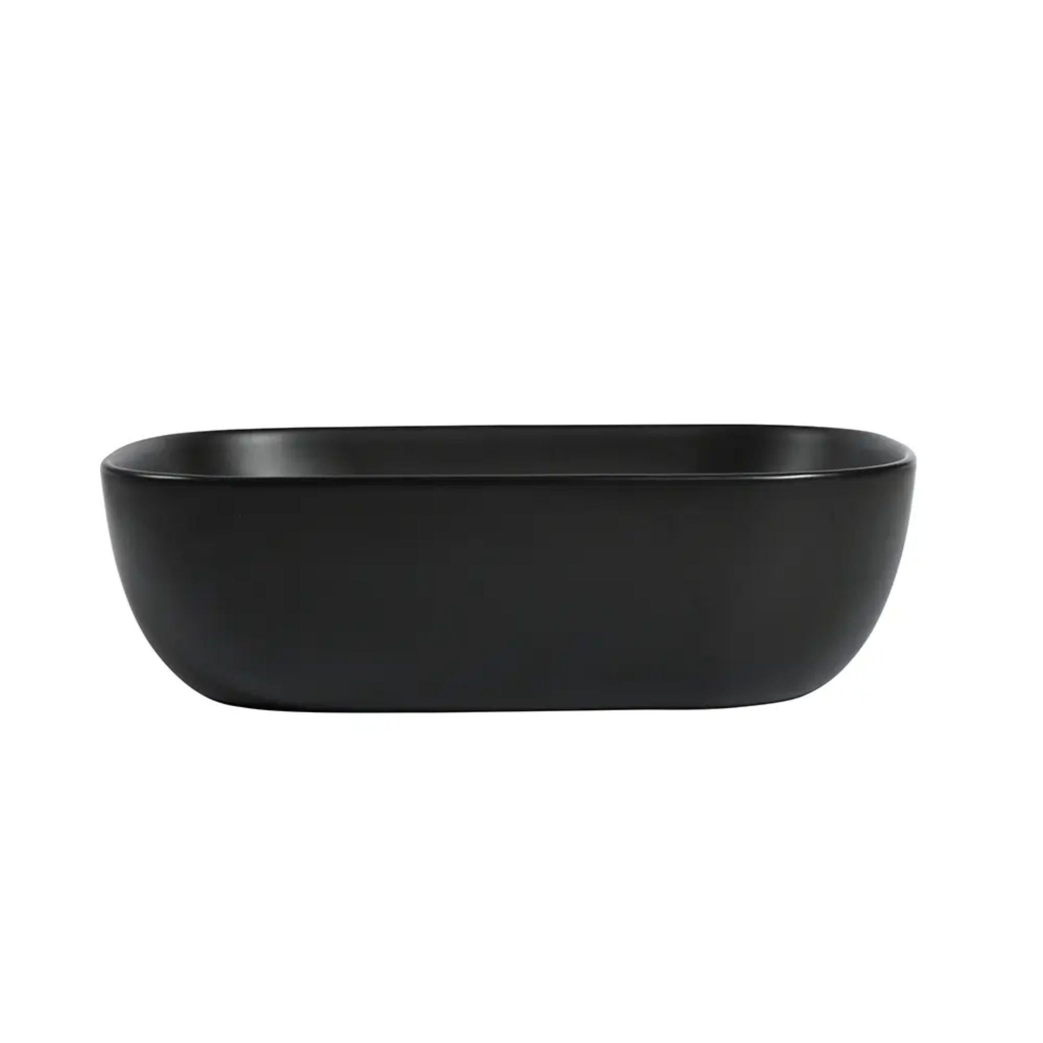 ZUMI BASAL ABOVE COUNTER BASIN MATTE BLACK 465MM