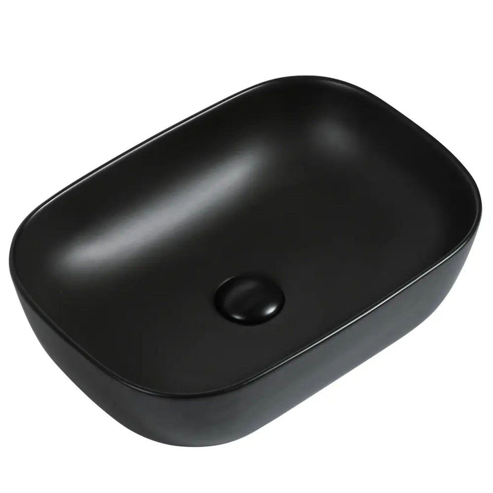ZUMI BASAL ABOVE COUNTER BASIN MATTE BLACK 465MM