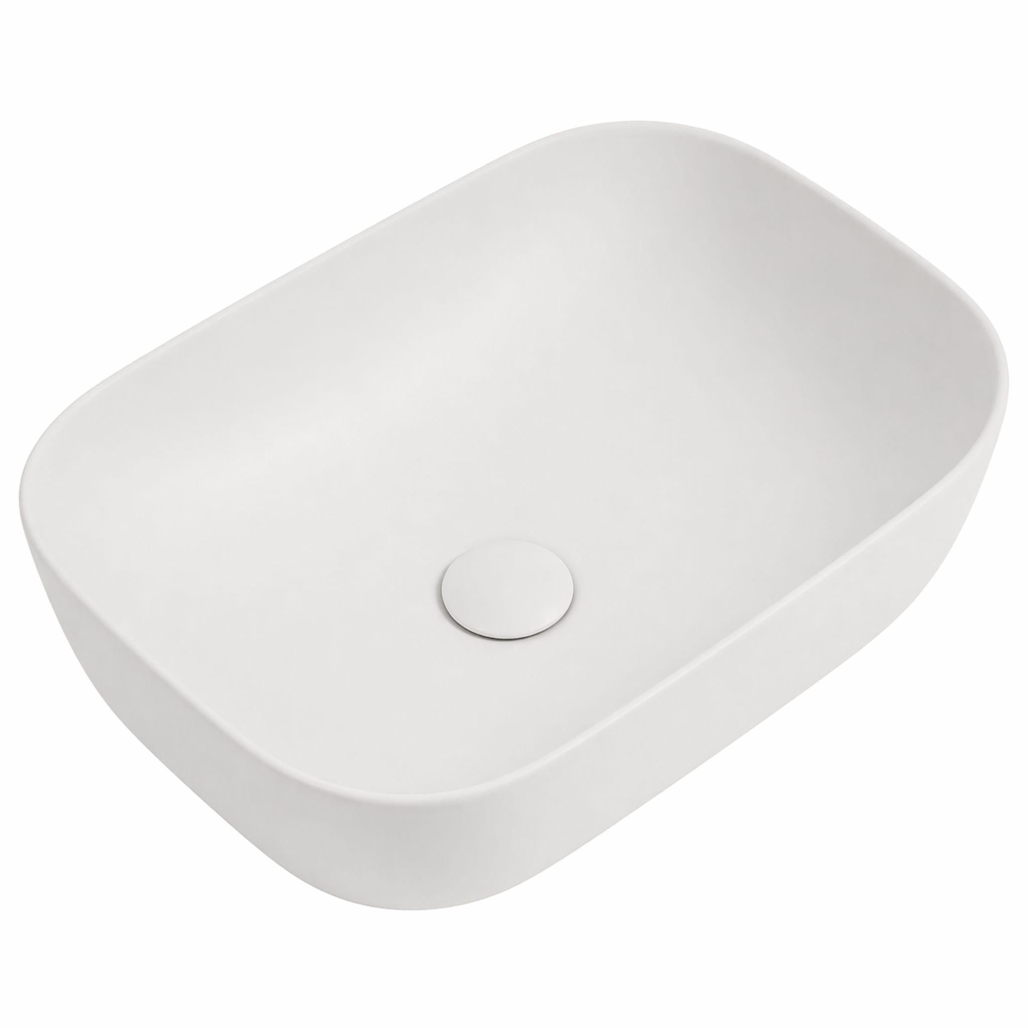 ZUMI BASAL ABOVE COUNTER BASIN MATTE WHITE 465MM