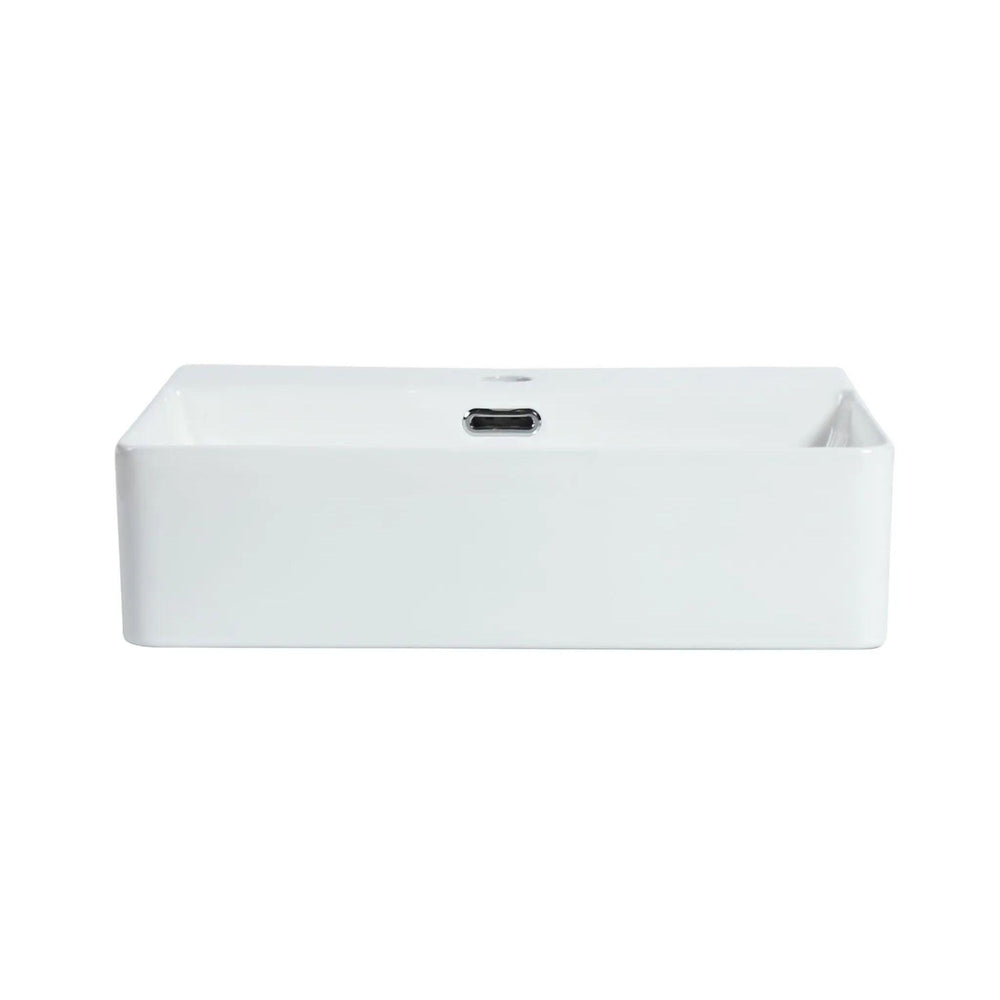 ZUMI SPRATO WALL HUNG BASIN GLOSS WHITE 505MM