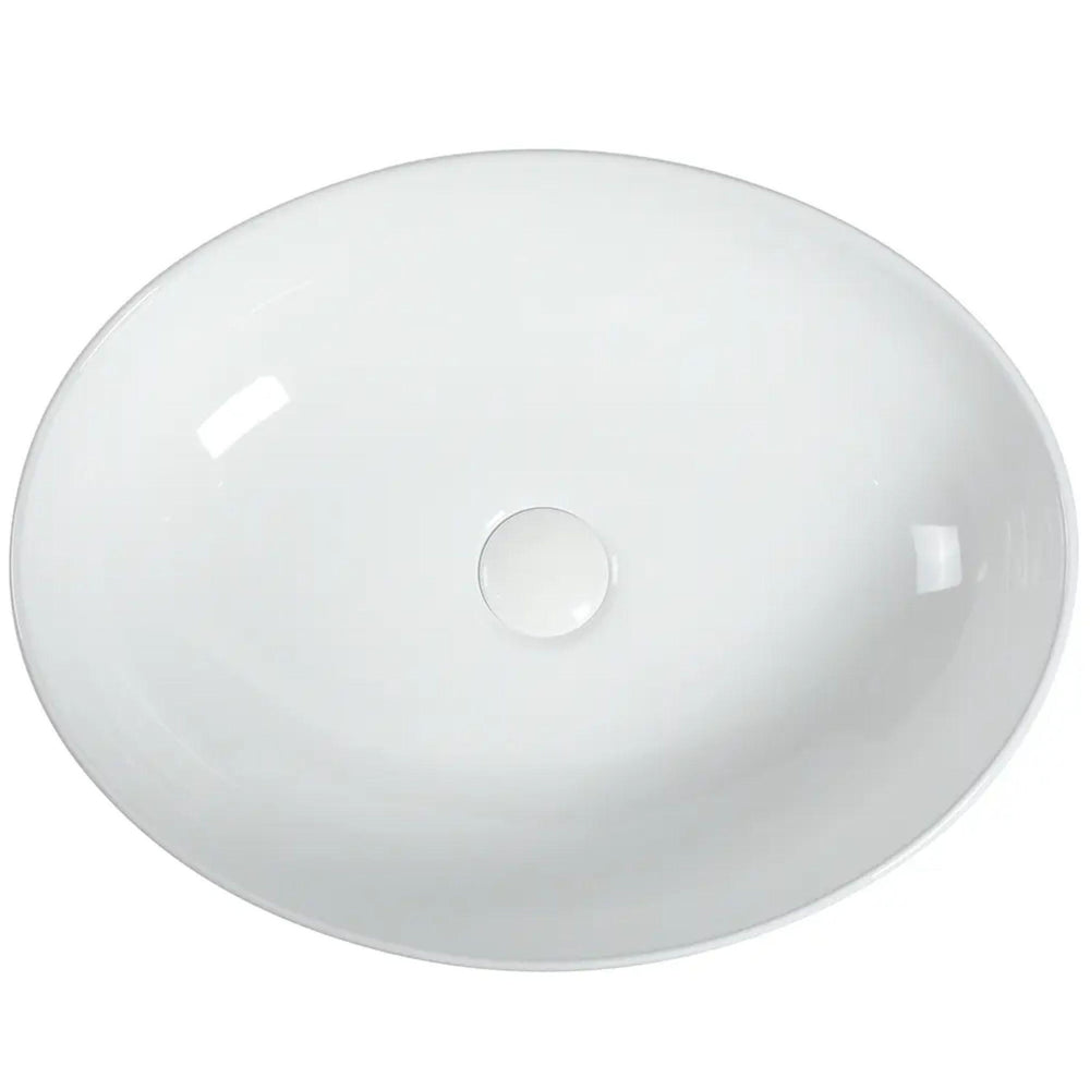 ZUMI PESINI ABOVE COUNTER BASIN GLOSS WHITE 520MM
