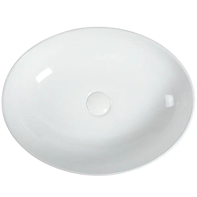 ZUMI PESINI ABOVE COUNTER BASIN GLOSS WHITE 520MM