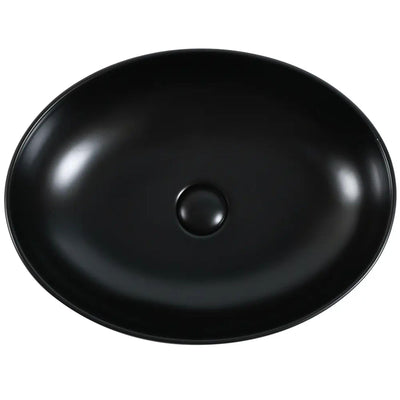 ZUMI PESINI ABOVE COUNTER BASIN MATTE BLACK 520MM
