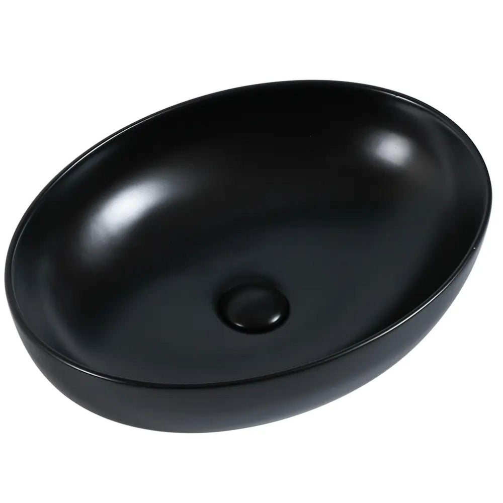 ZUMI PESINI ABOVE COUNTER BASIN MATTE BLACK 520MM