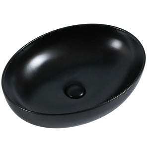 ZUMI PESINI ABOVE COUNTER BASIN MATTE BLACK 520MM
