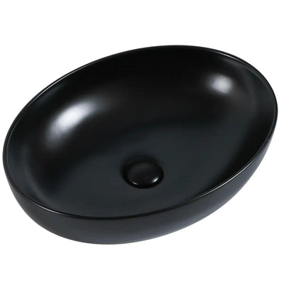 ZUMI PESINI ABOVE COUNTER BASIN MATTE BLACK 520MM