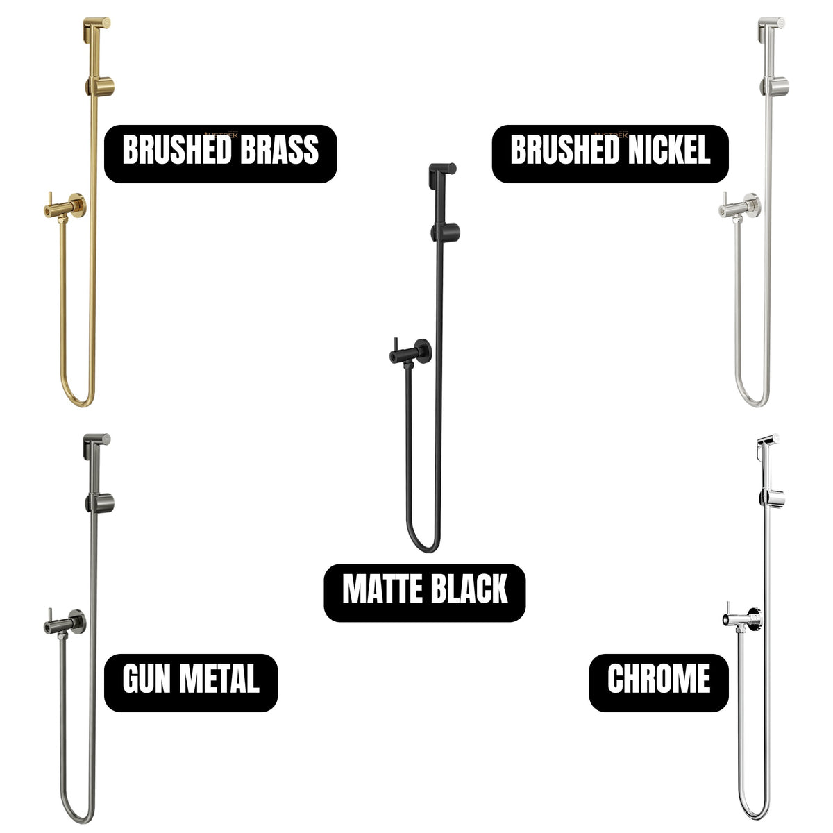 LINSOL ZARAH SINGLE CONTROL BIDET/DOUCHE SPRAY BRUSHED NICKEL