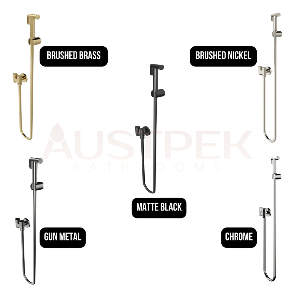 LINSOL ZARAH DUAL CONTROL BIDET/DOUCE SPRAY GUN METAL