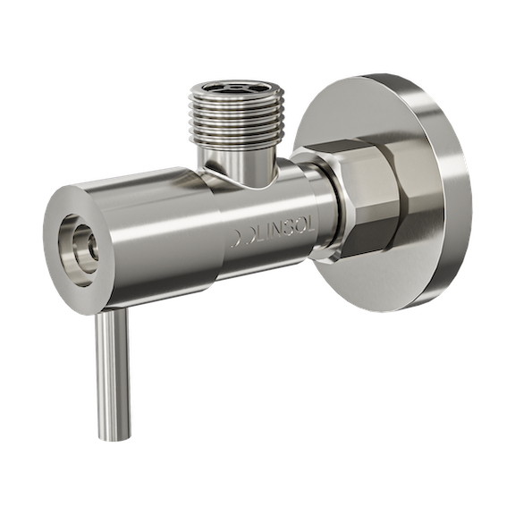 LINSOL ZARAH EASY TURN CISTERN TAP BRUSHED NICKEL