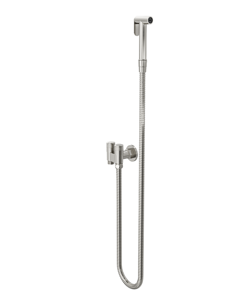 LINSOL ZARAH S2 BIDET/DOUCHE SPRAY WITH DUAL CONTROLLER BRUSHED NICKEL