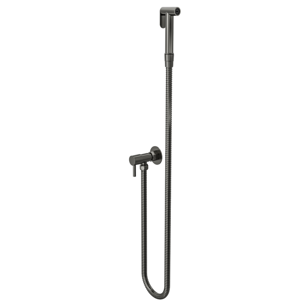 LINSOL ZARAH S2 BIDET/DOUCHE SPRAY WITH SINGLE CONTROLLER GUN METAL