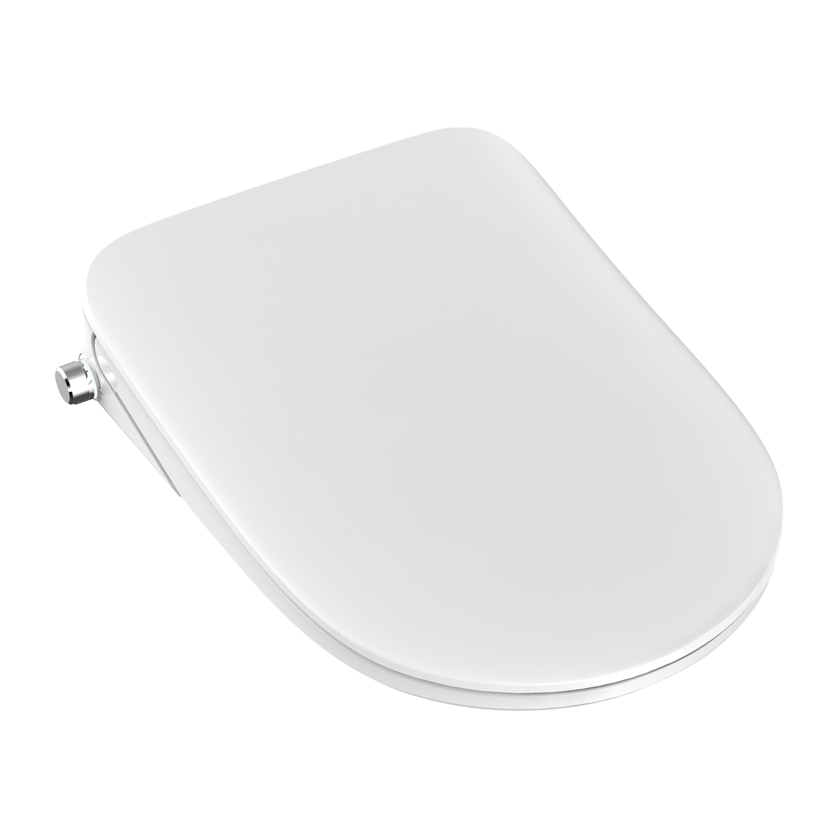 JOMOO SMART BIDET TOILET SEAT WITH SIDE KNOB D-SHAPED GLOSS WHITE
