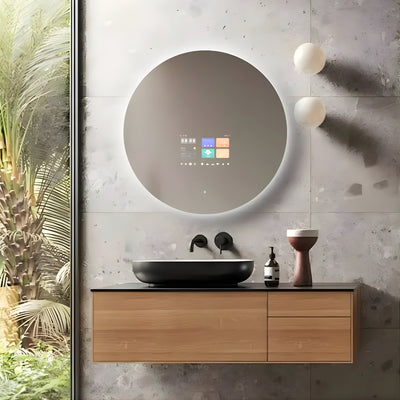 ZUMI DELTA FRAMELESS SMART MIRROR WITH ADVANCED ANDROID SYSTEM 600X600MM