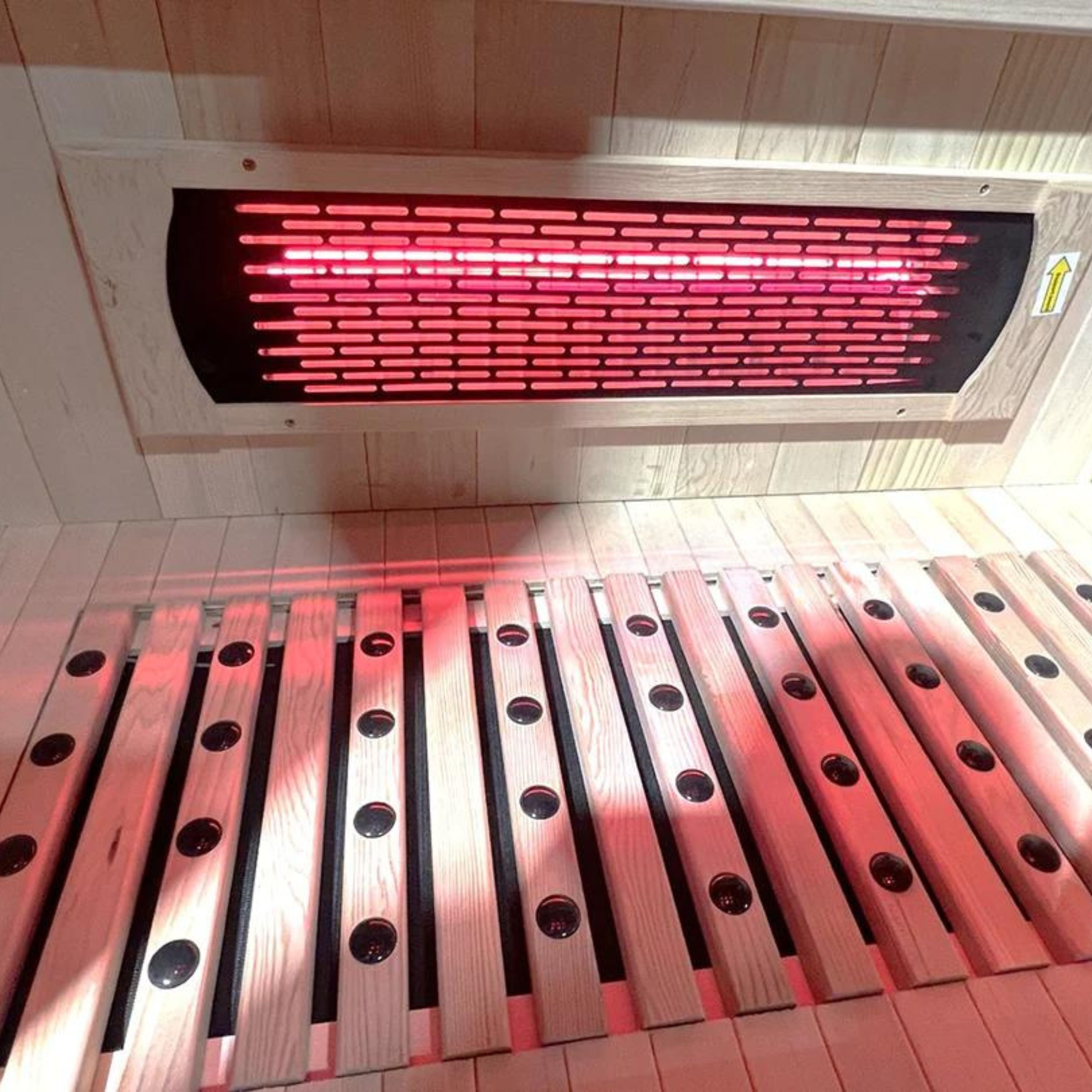 ZUA HEALTH 2 PERSON FULL SPECTRUM INFRARED SAUNA ROOM LOW EMF VERSION