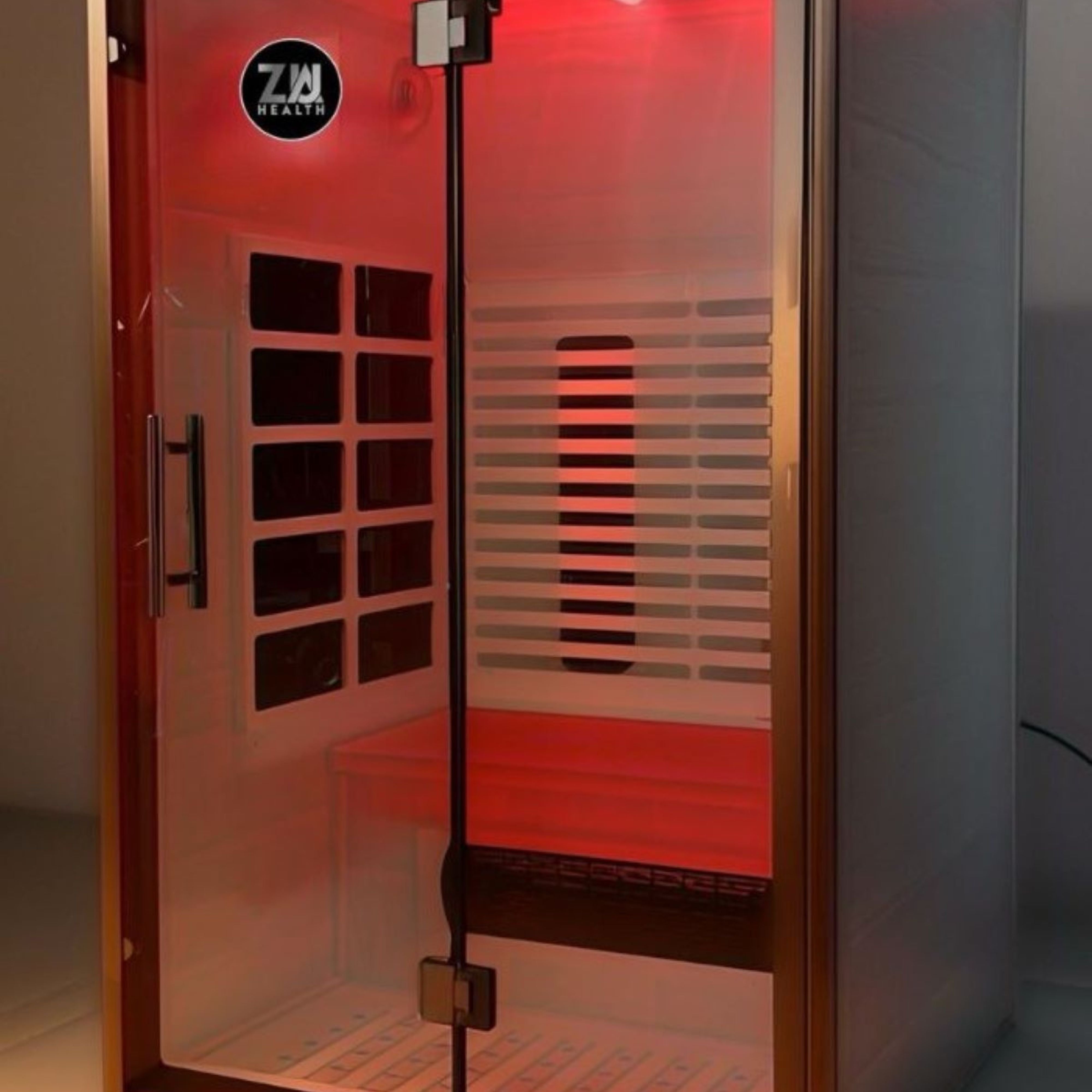 ZUA HEALTH 2 PERSON FULL SPECTRUM INFRARED SAUNA ROOM LOW EMF VERSION