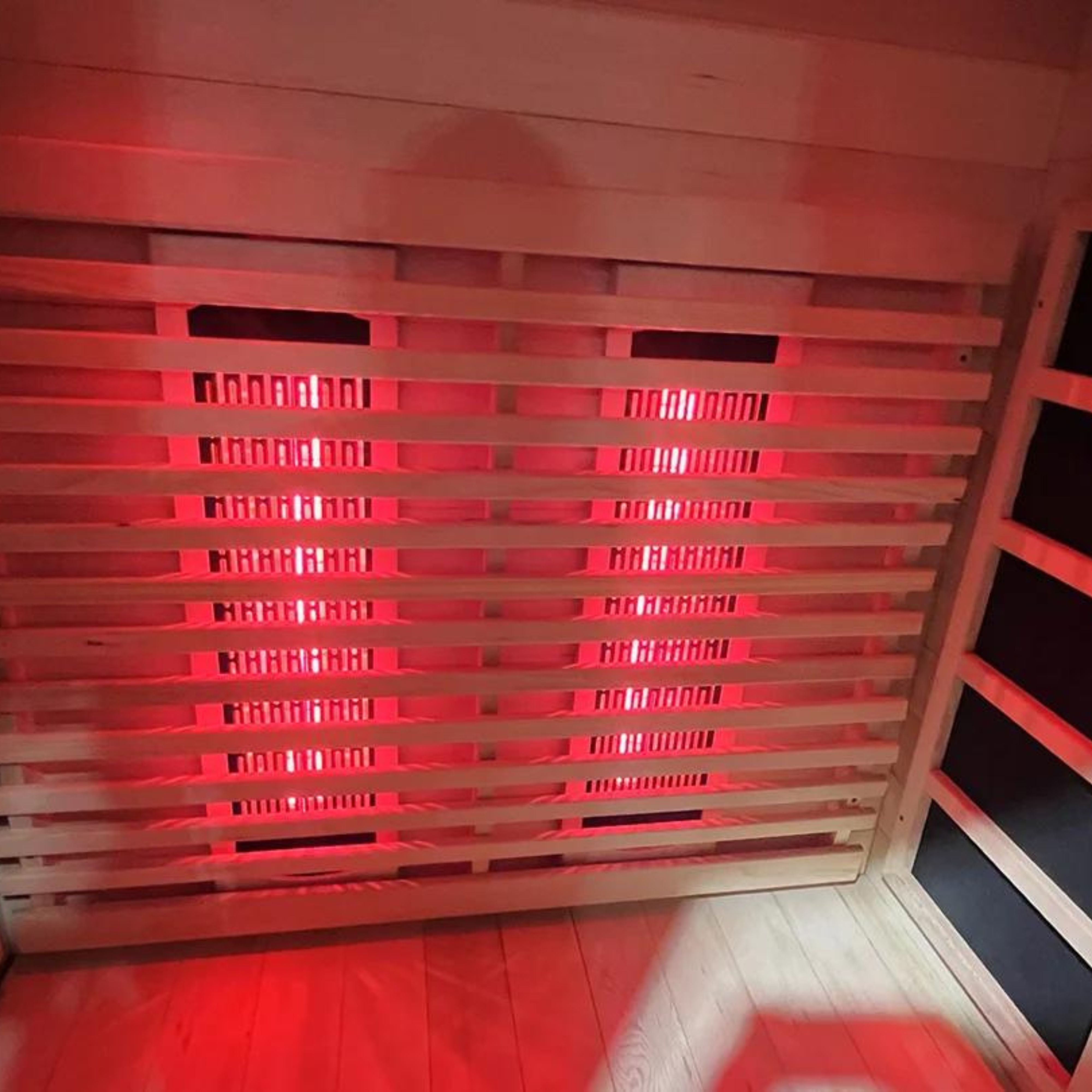 ZUA HEALTH 2 PERSON FULL SPECTRUM INFRARED SAUNA ROOM LOW EMF VERSION