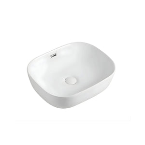 ZUMI ROVEEN ABOVE COUNTER BASIN GLOSS WHITE 500MM