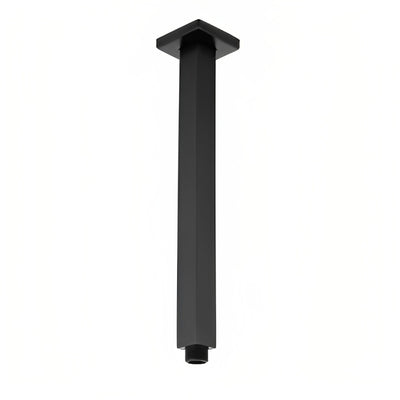 INSPIRE TARAN CEILING SHOWER ARM SQUARE 400MM BLACK