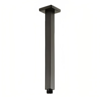 INSPIRE TARAN CEILING SHOWER ARM SQUARE 400MM GUN METAL