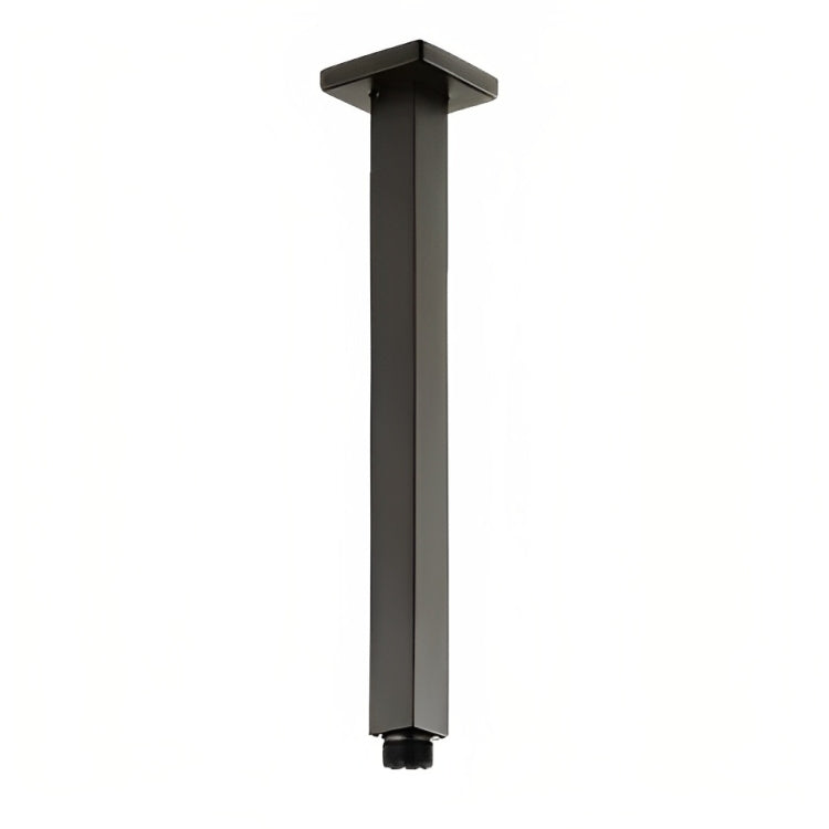 INSPIRE TARAN CEILING S/ARM SQUARE GUN METAL 400MM