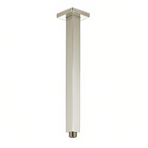 INSPIRE TARAN CEILING SHOWER ARM SQUARE 400MM BRUSHED NICKEL