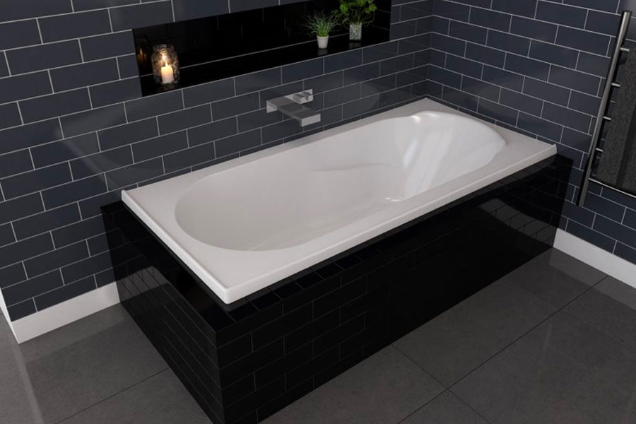 DECINA ADATTO INSET BATH GLOSS WHITE (AVAILABLE IN 1510MM AND 1650MM)