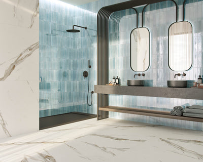 DUNE CERAMICA AGADIR AGUA ULTRA GLOSS 70X280MM RECTANGULAR TILE (PER BOX)