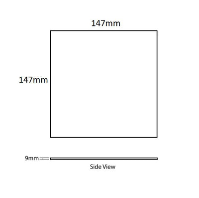 DUNE CERAMICA AGADIR AGUA ULTRA GLOSS 147X147MM SQUARE TILE (PER BOX)