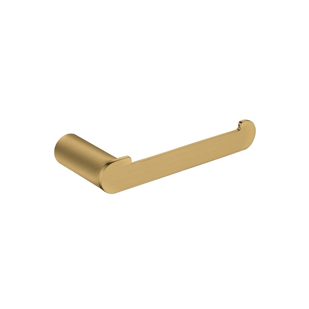 NORICO BELLINO TOILET ROLL HOLDER BRUSHED YELLOW GOLD