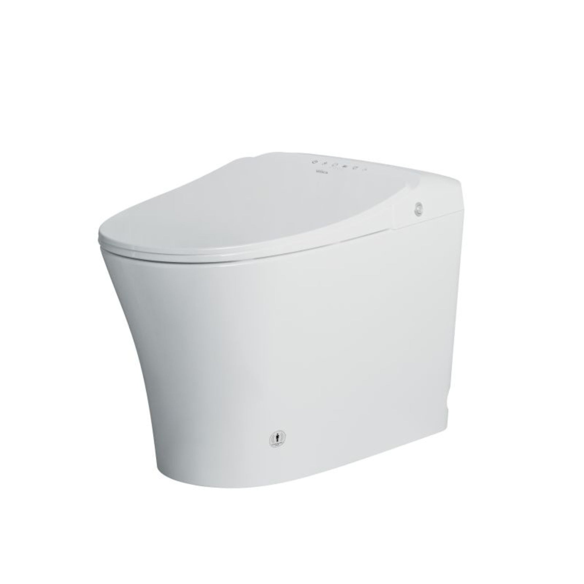 ATTICA CLAYA SPA WELLNESS SMART TOILET SUITE W/ REMOTE CONTROL GLOSS WHITE