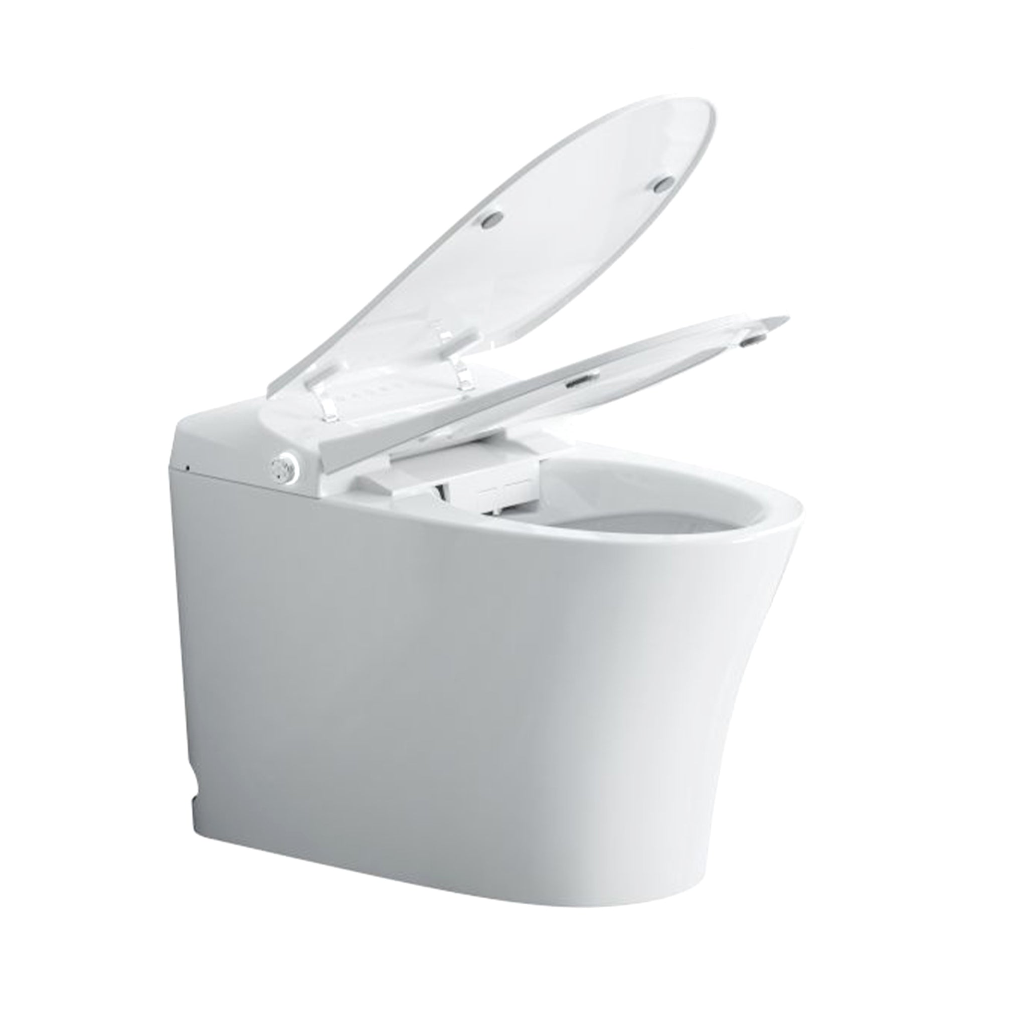 ATTICA CLAYA SPA WELLNESS SMART TOILET SUITE W/ REMOTE CONTROL GLOSS WHITE