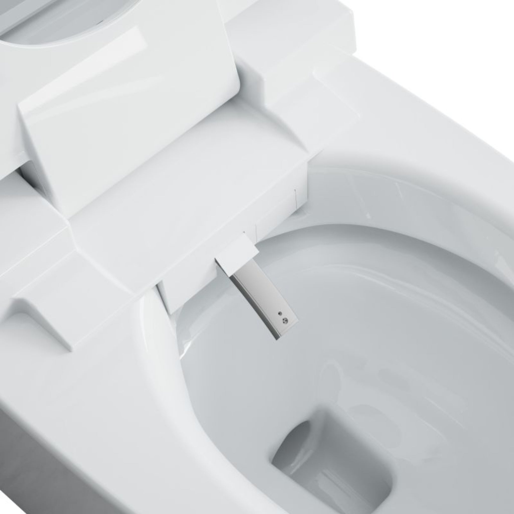 ATTICA CLAYA SPA WELLNESS SMART TOILET SUITE W/ REMOTE CONTROL GLOSS WHITE
