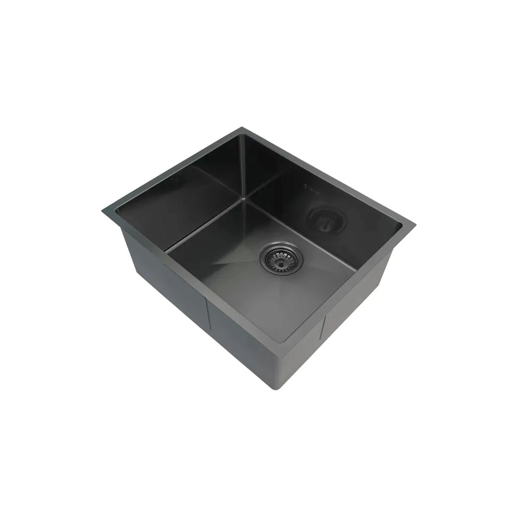 INSPIRE AXON 45S SINGLE BOWL KITCHEN SINK GUN METAL 450MM