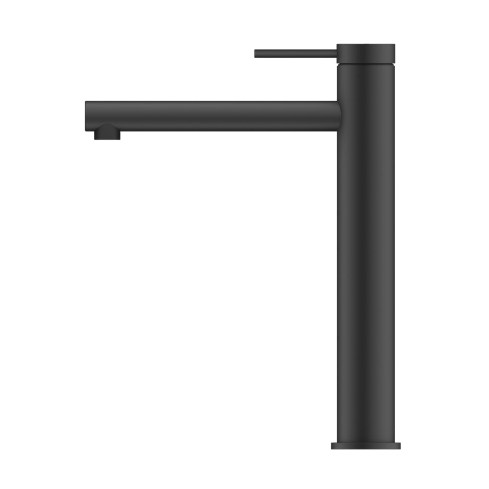 BELLA VISTA MICA TALL BASIN MIXER STRAIGHT 290MM BLACK
