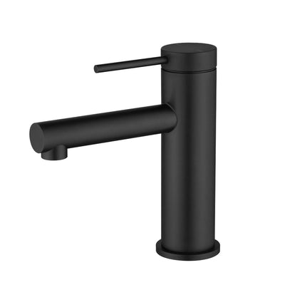 BELLA VISTA MICA LEAD FREE BASIN MIXER STRAIGHT 160MM BLACK