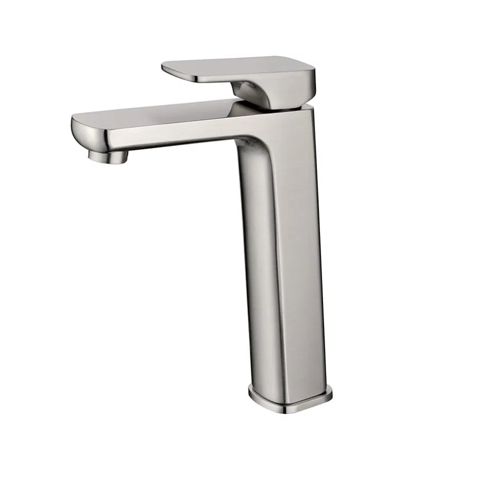 BELLA VISTA CHASER TALL BASIN MIXER 245MM BRUSHED NICKEL