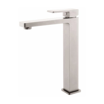 BELLA VISTA MILOS TALL BASIN MIXER 282MM BRUSHED NICKEL