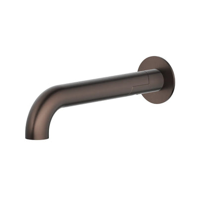 BELLA VISTA MICA SWIVEL BATH SPOUT CURVED 234MM DUSK BRONZE
