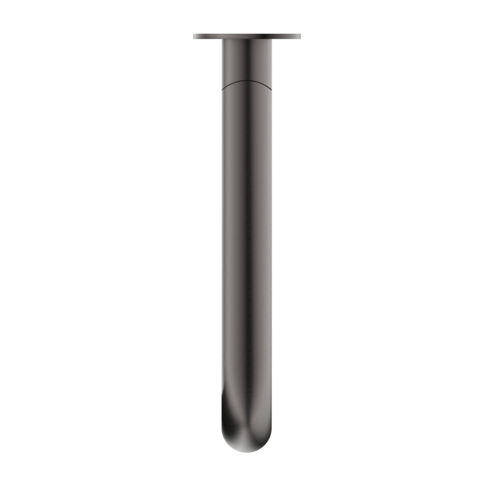 BELLA VISTA MICA SWIVEL BATH SPOUT CURVED 234MM GUN METAL