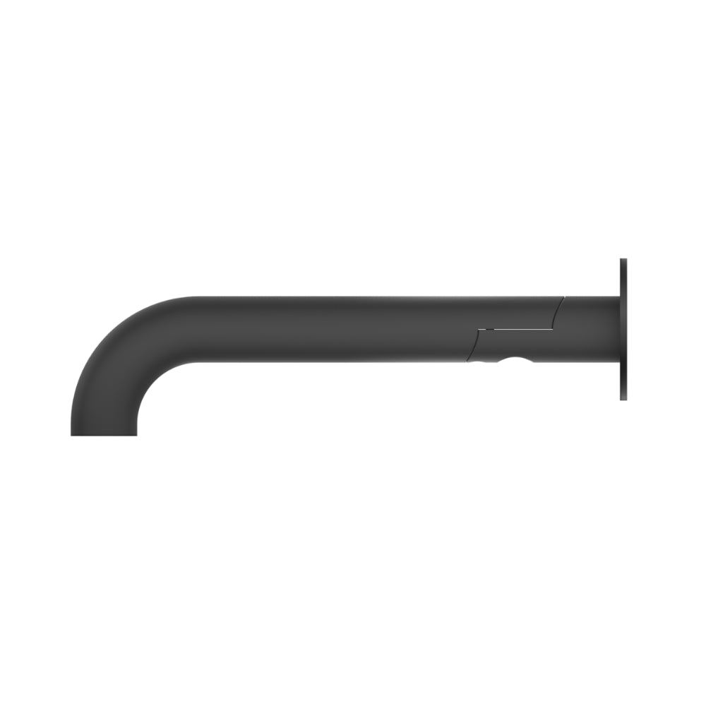 BELLA VISTA MICA SWIVEL BATH SPOUT 234MM CURVED BLACK