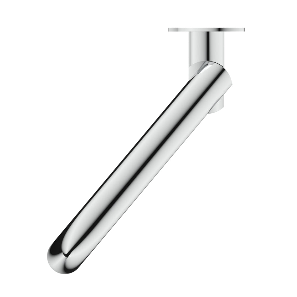 BELLA VISTA MICA SWIVEL BATH SPOUT CURVED 234MM CHROME