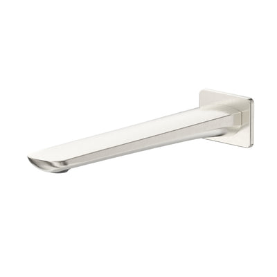 BELLA VISTA KAZA BATH SPOUT 245MM BRUSHED NICKEL