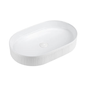BELLA VISTA CORRINE ABOVE COUNTER BASIN WHITE 580MM