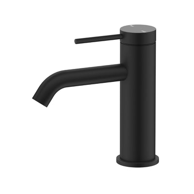 BELLA VISTA MICA LEAD FREE BASIN MIXER 160MM BLACK