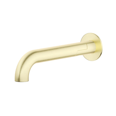 BELLA VISTA MICA SWIVEL BATH SPOUT CURVED 234MM FRENCH GOLD