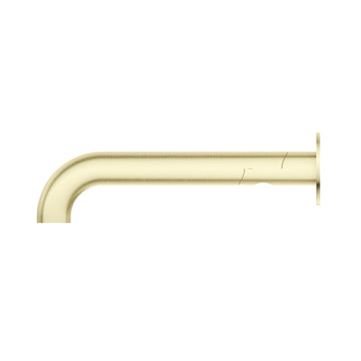 BELLA VISTA MICA SWIVEL BATH SPOUT CURVED 234MM FRENCH GOLD