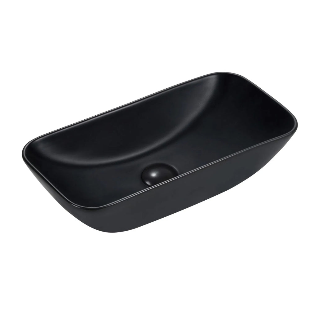 BELLA VISTA RIVA ABOVE COUNTER BASIN BLACK 480MM