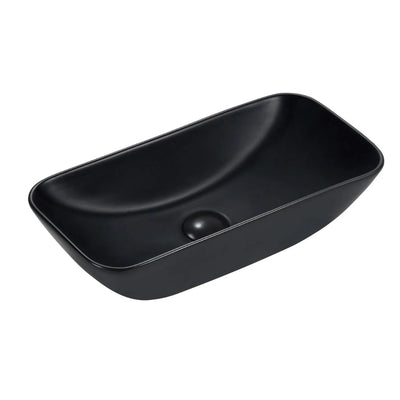 BELLA VISTA RIVA ABOVE COUNTER BASIN BLACK 480MM
