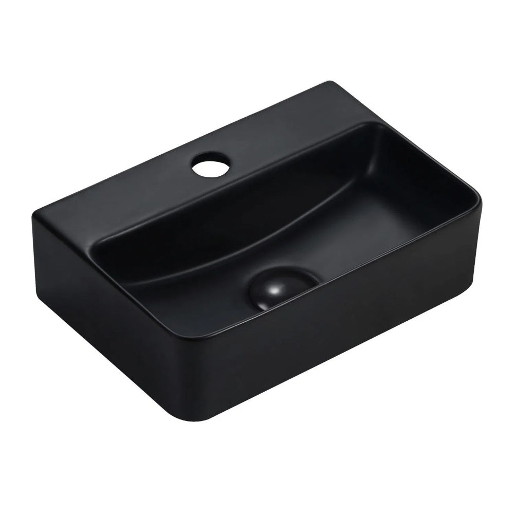 BELLA VISTA MALLORY ABOVE COUNTER BASIN BLACK 365MM